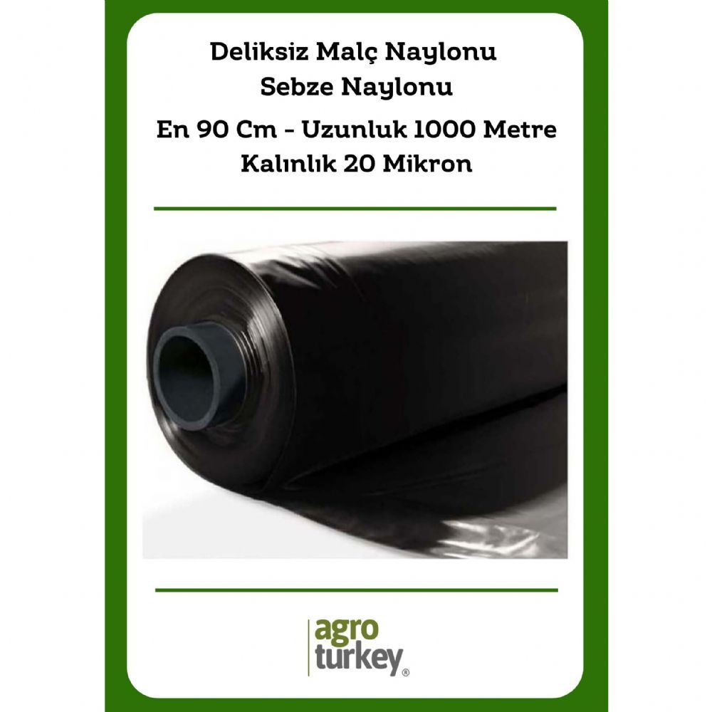 MalÃ§ Naylonu | Agro Turkey | Deliksiz MalÃ§ Naylonu - Sebze Naylonu - En 90 Cm - KalÄ±nlÄ±k 20 Mikron - Uzunluk 1000 Metre | MLÃ.ÃRTÃSÃ | 